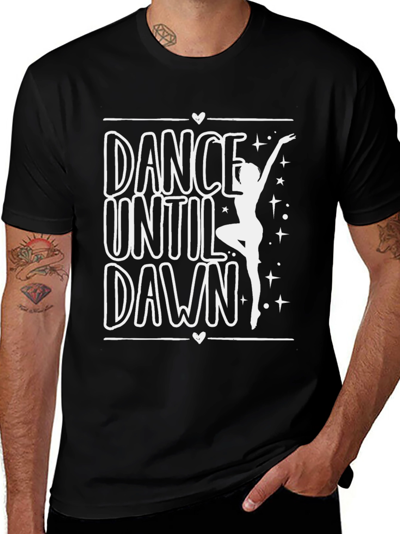 Dance Until Dawn T-Shirt - Stylish Dancer Tee