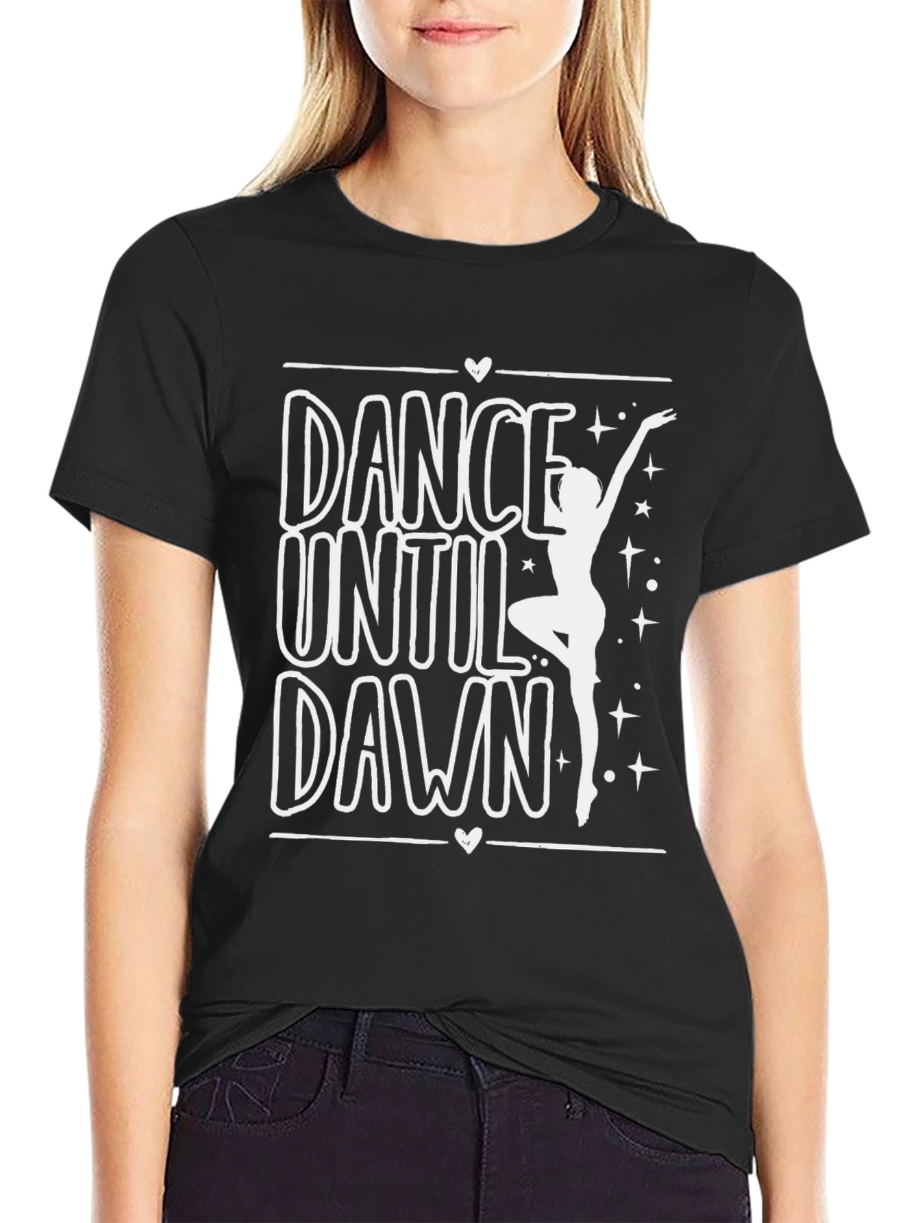 Dance Until Dawn T-Shirt - Stylish Dancer Tee