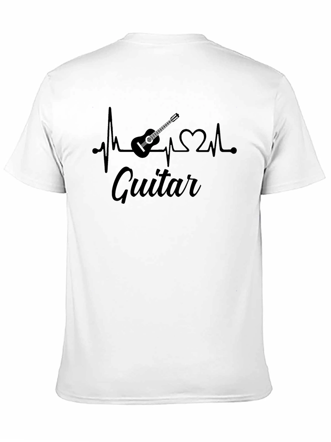 Guitar Heartbeat T-Shirt - Music Lover Tee