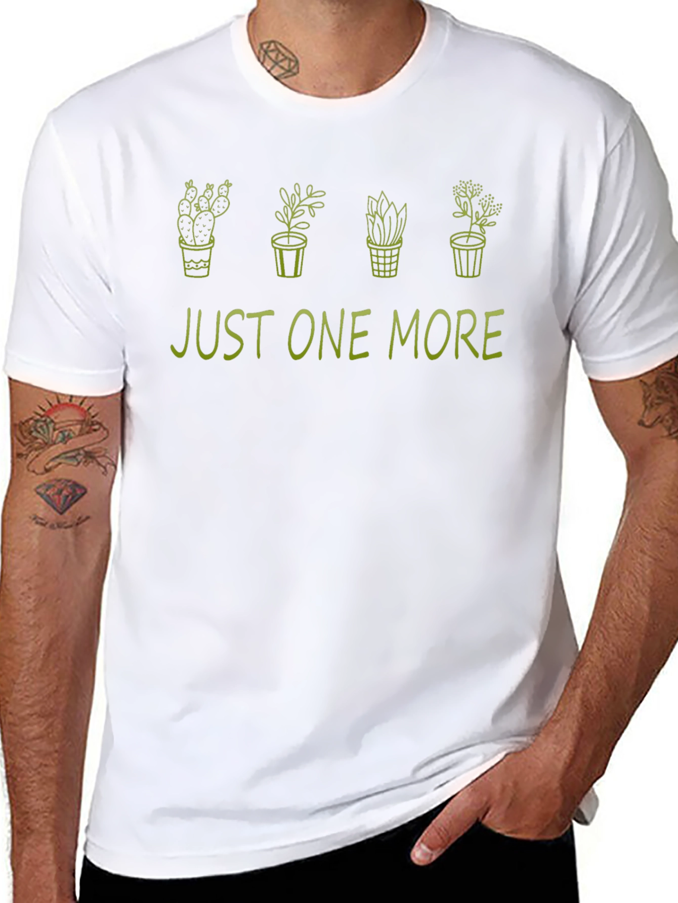 Just One More Plants Graphic T-Shirt