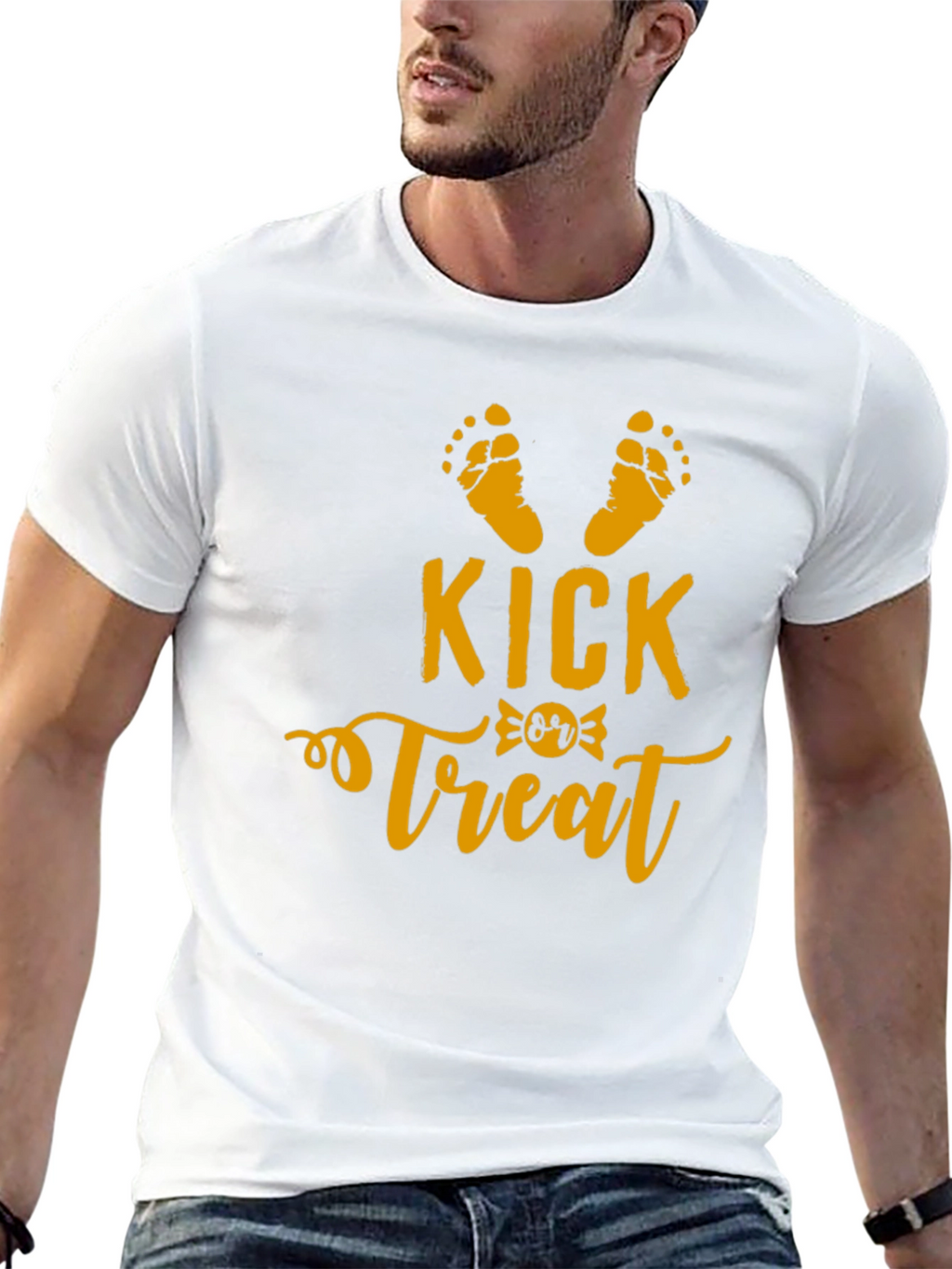 Kick or Treat Halloween Pregnancy Shirt