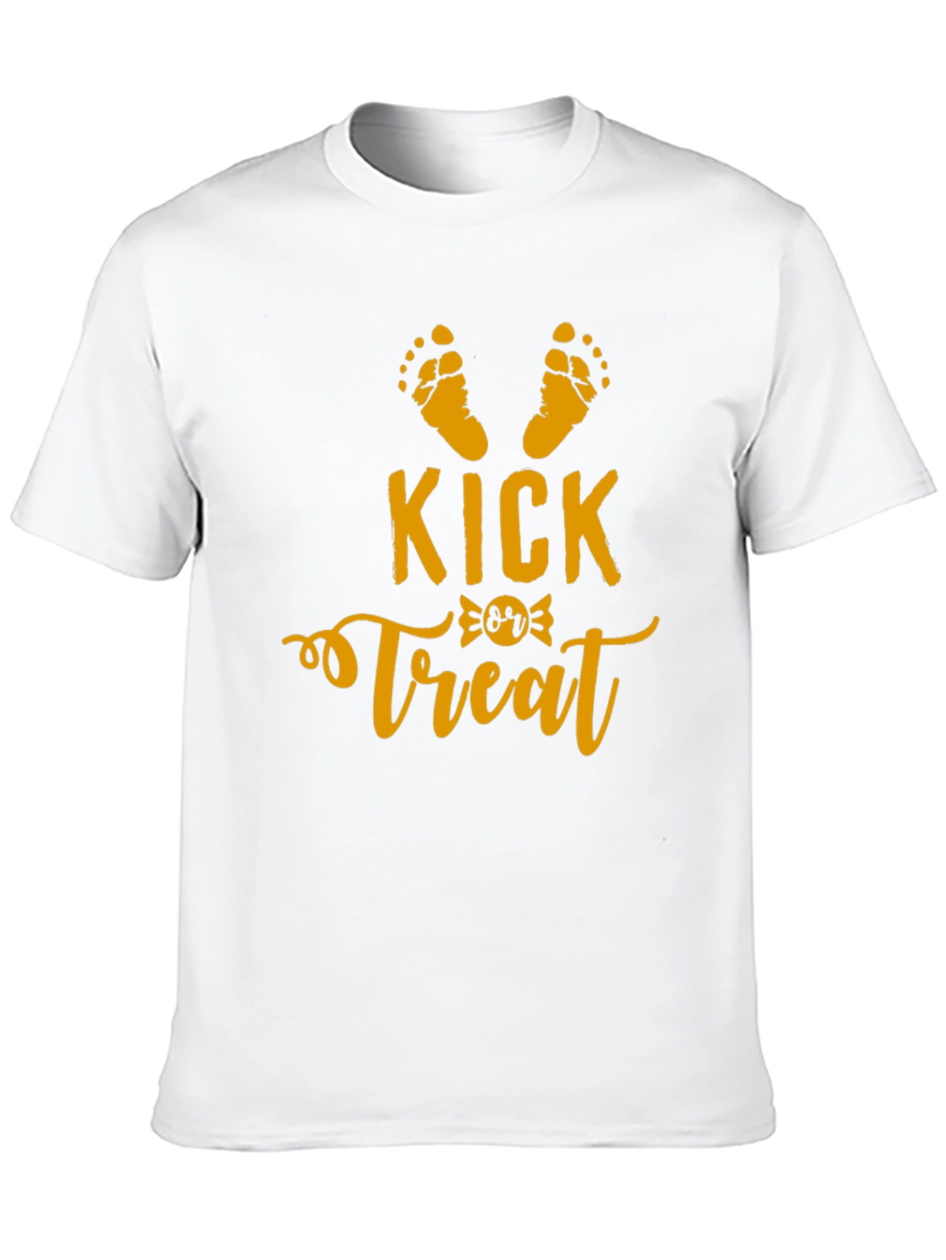 Kick or Treat Halloween Pregnancy Shirt