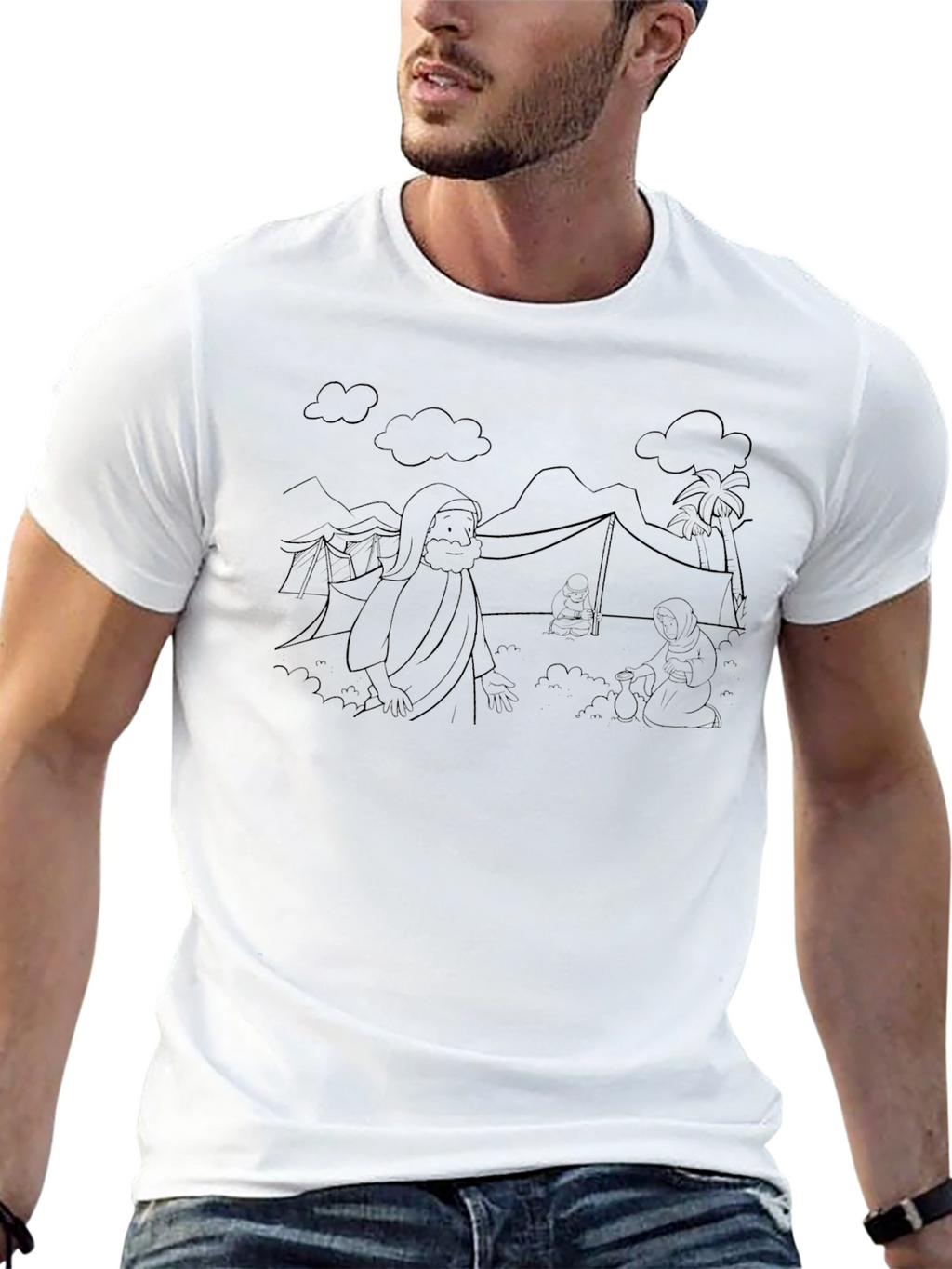 Cartoon Scene T-Shirt
