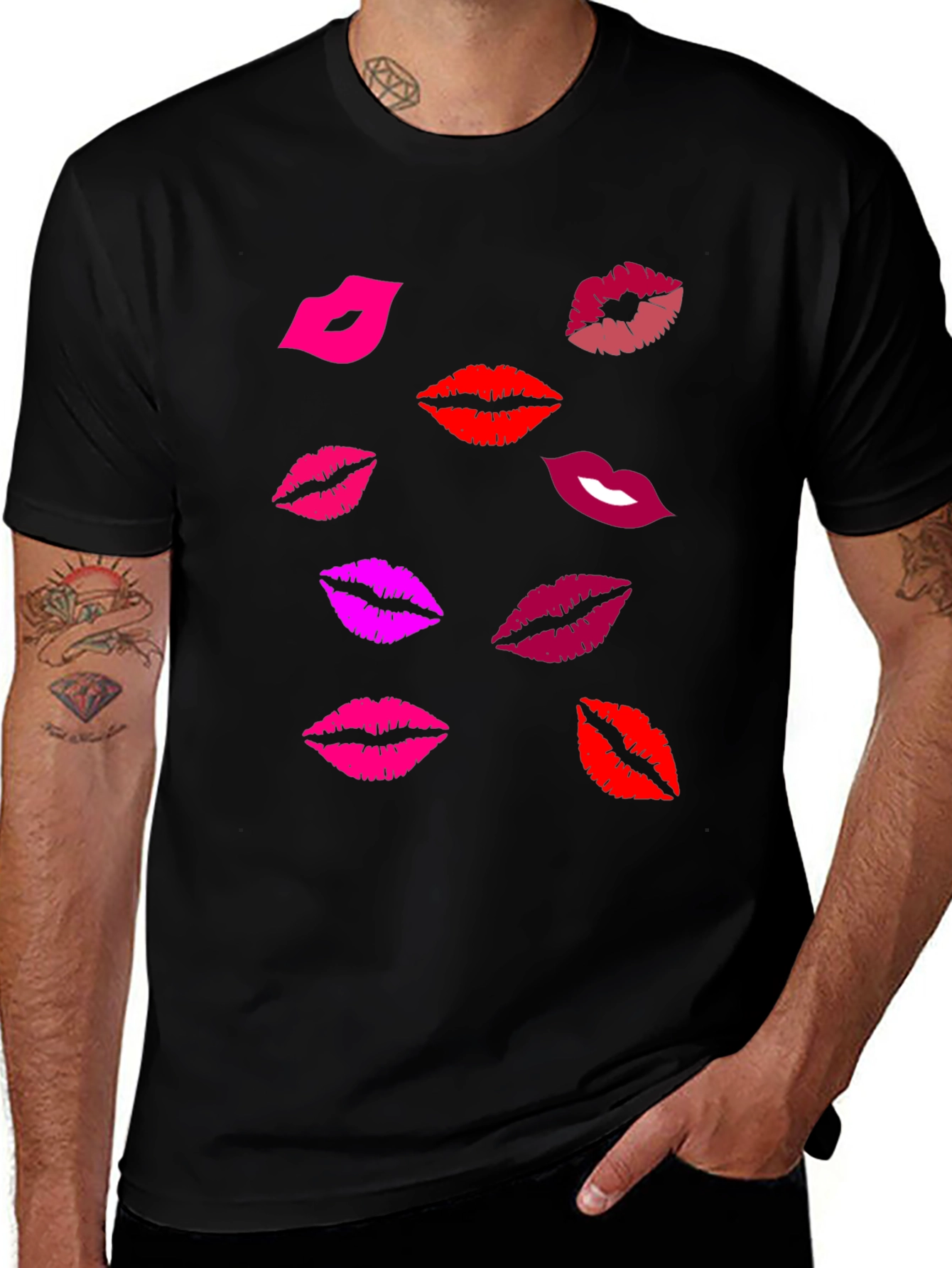 Kiss Lips Graphic Tee - Bold & Playful