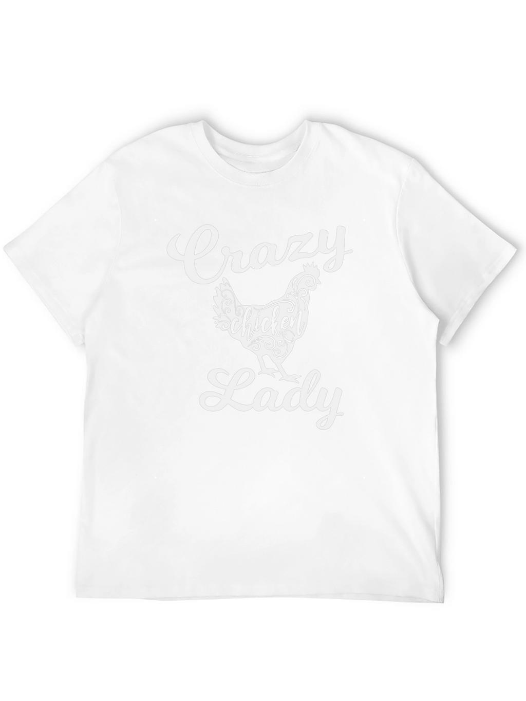Crazy Chicken Lady Graphic Tee - Black