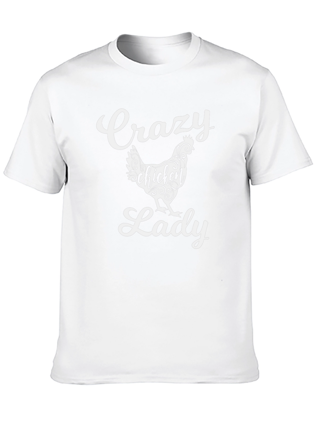 Crazy Chicken Lady Graphic Tee - Black