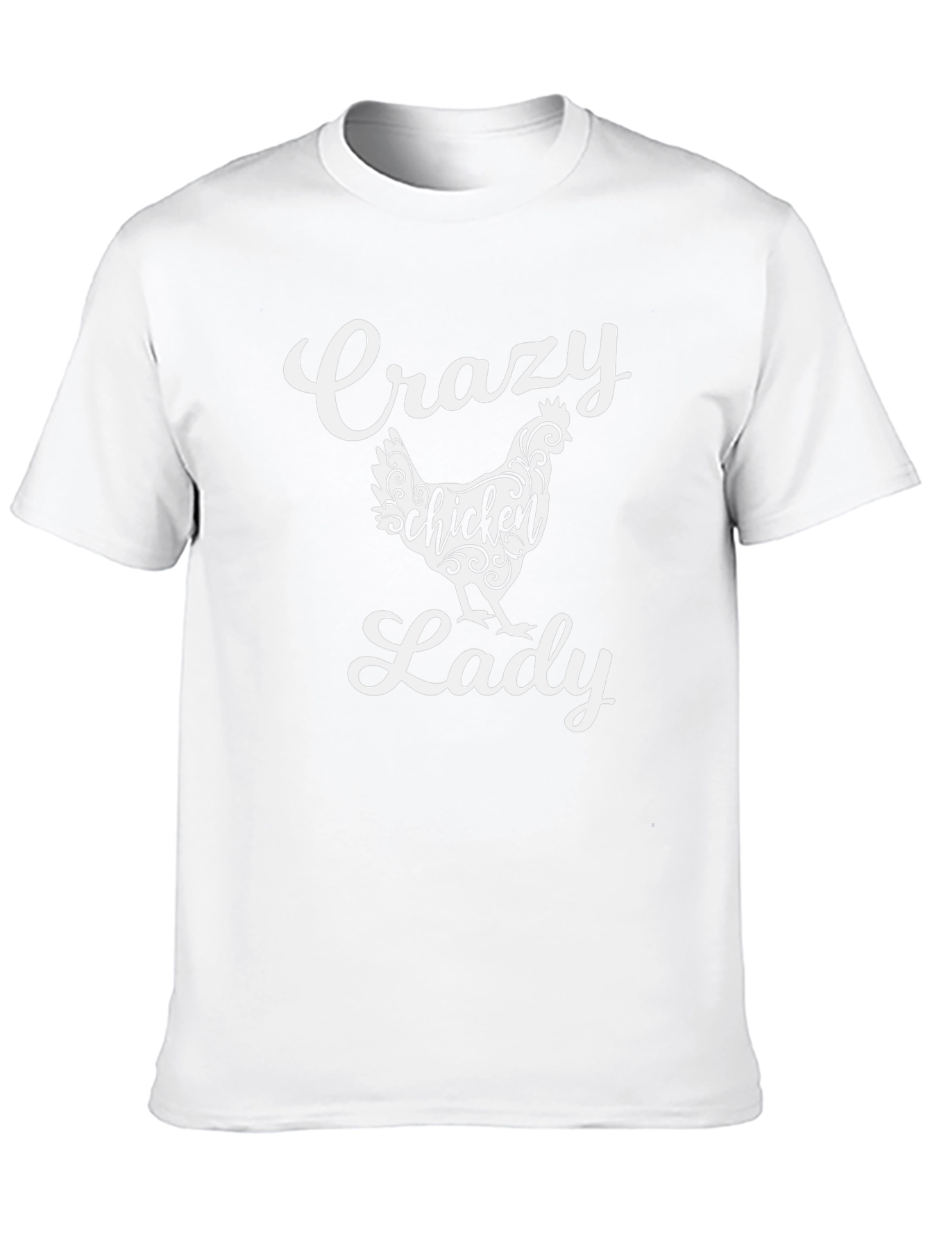 Crazy Chicken Lady Graphic Tee - Black