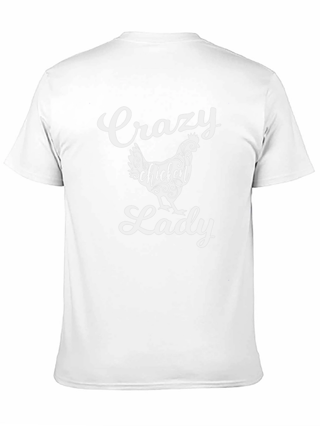 Crazy Chicken Lady Graphic Tee - Black