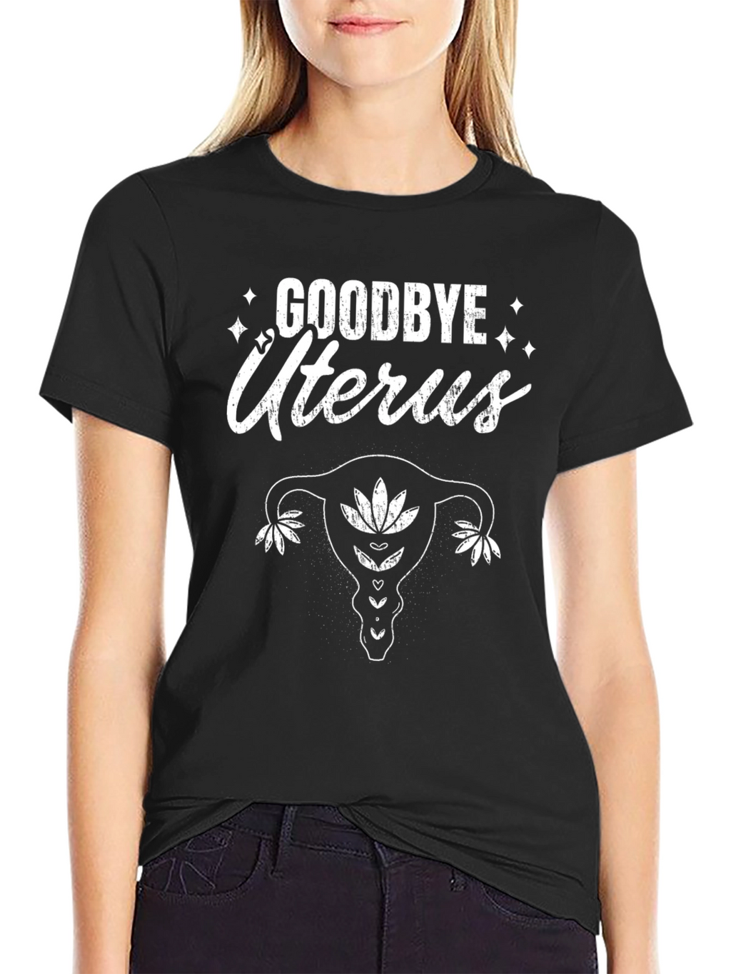 Goodbye Uterus T-Shirt - Empowering Graphic Tee