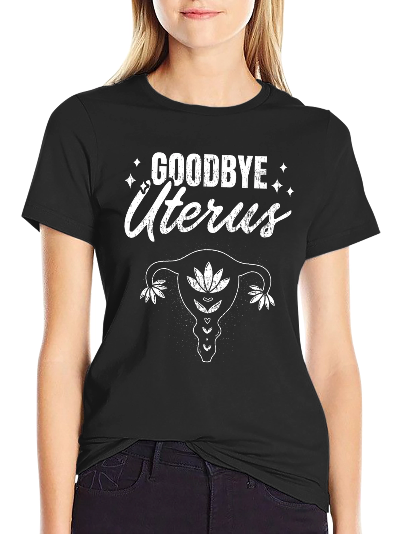 Goodbye Uterus T-Shirt - Empowering Graphic Tee