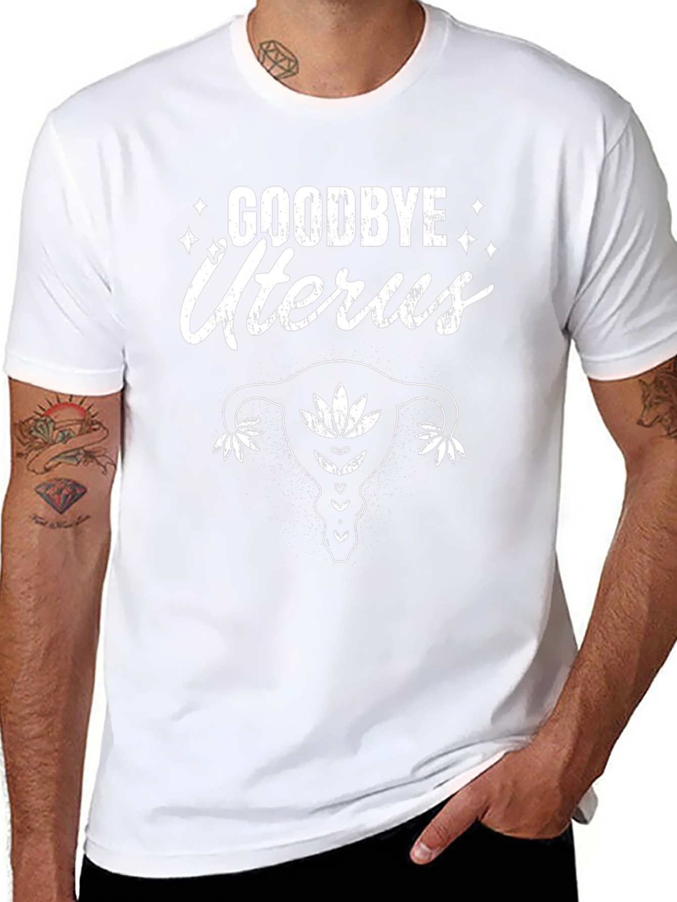 Goodbye Uterus T-Shirt - Empowering Graphic Tee