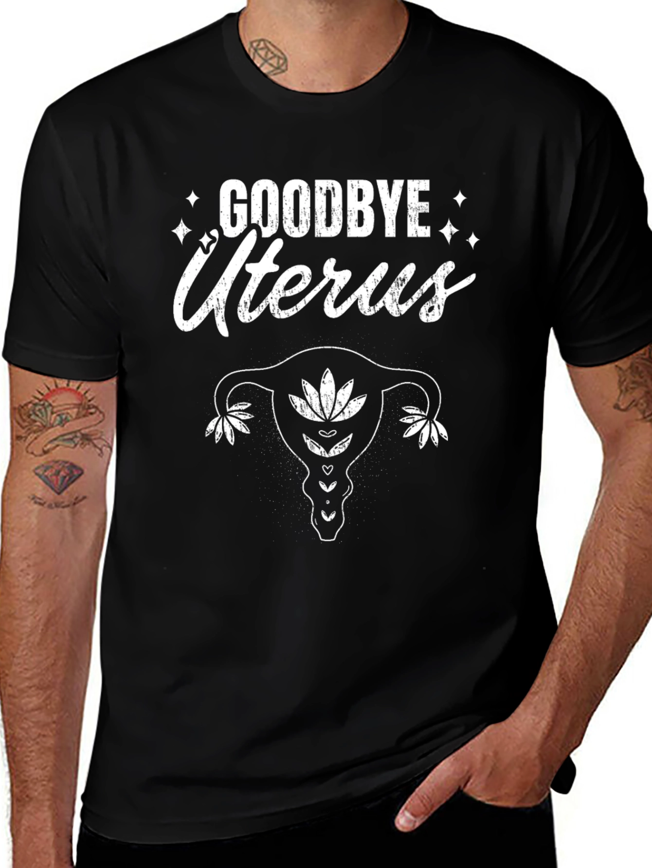 Goodbye Uterus T-Shirt - Empowering Graphic Tee