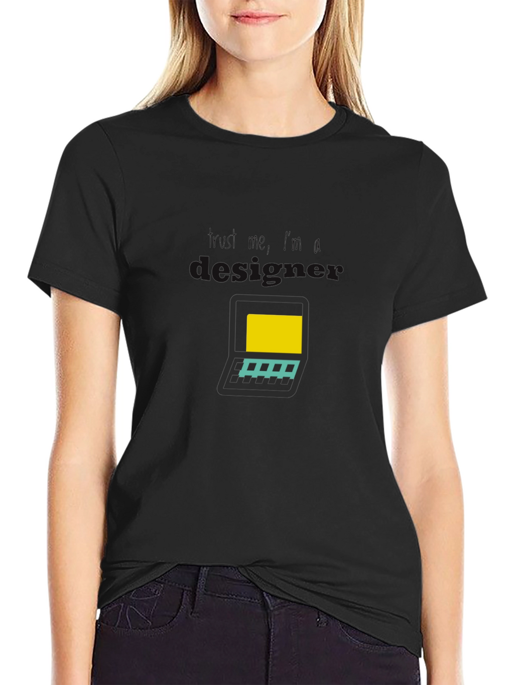 Laptop Graphic Tee - Techie Casual Style