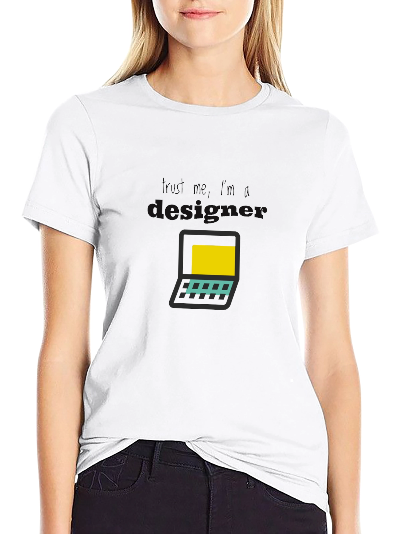 Laptop Graphic Tee - Techie Casual Style