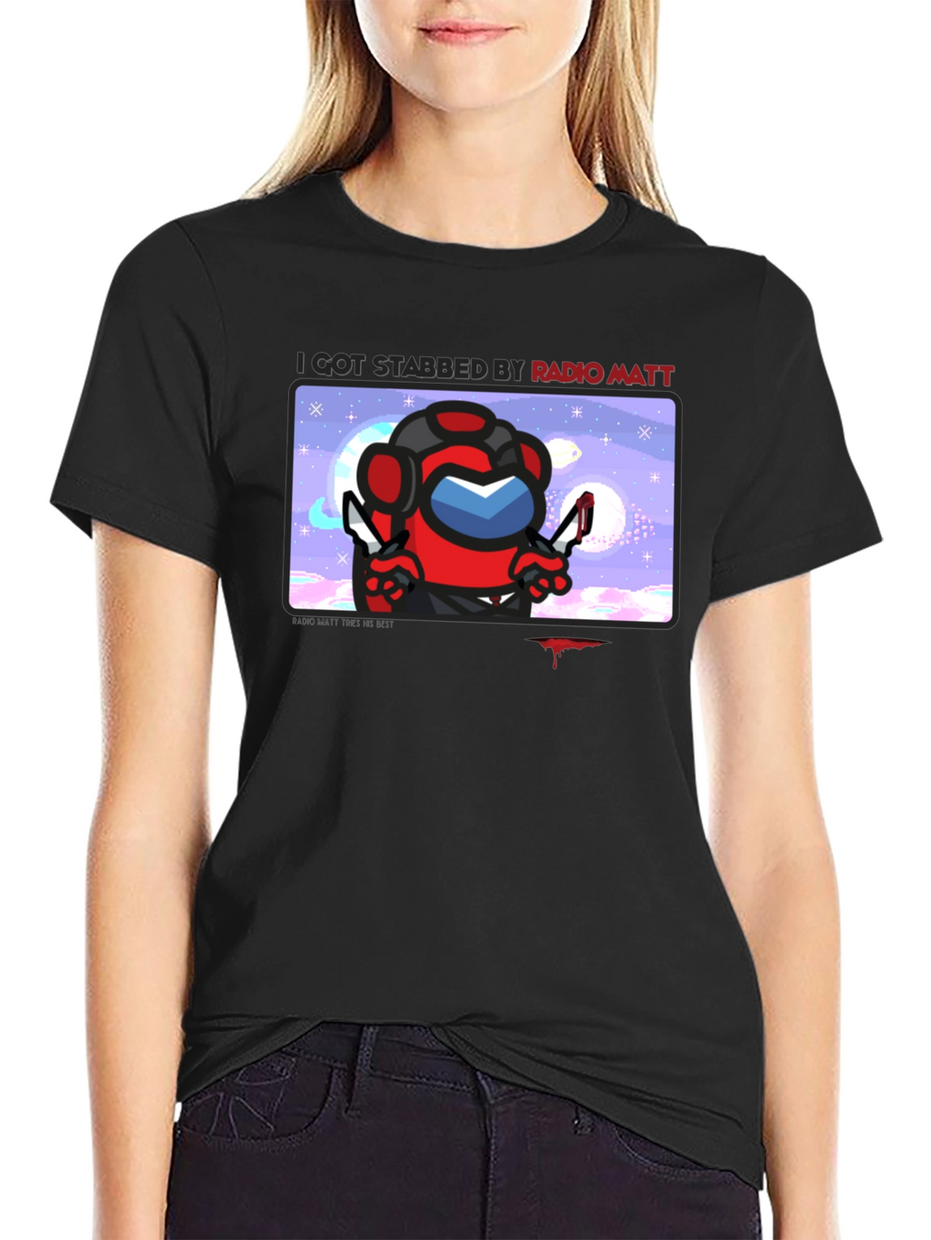 I Got Stabbed by Radio Matt T-Shirt