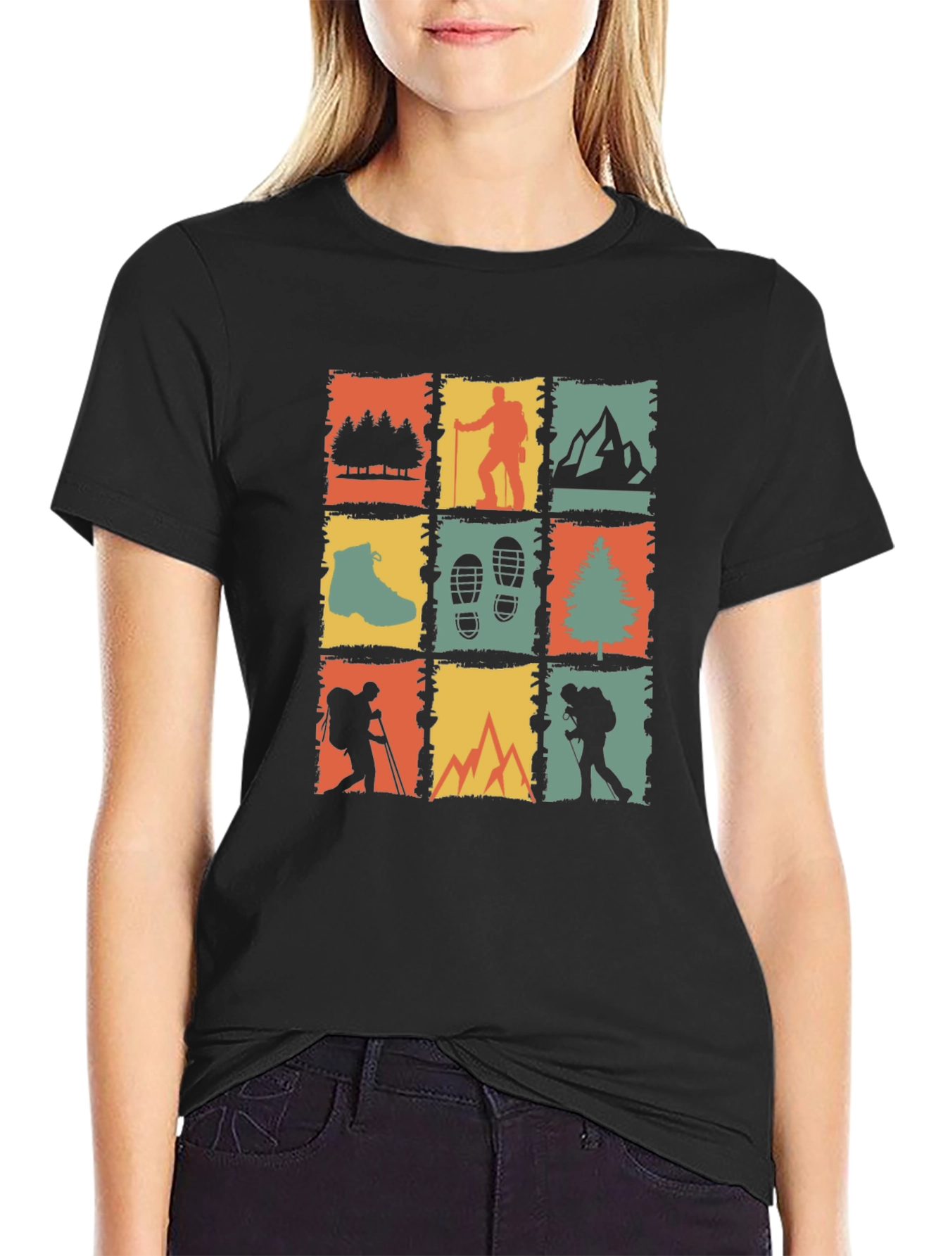Hiking Adventure T-Shirt - Retro Outdoor Design