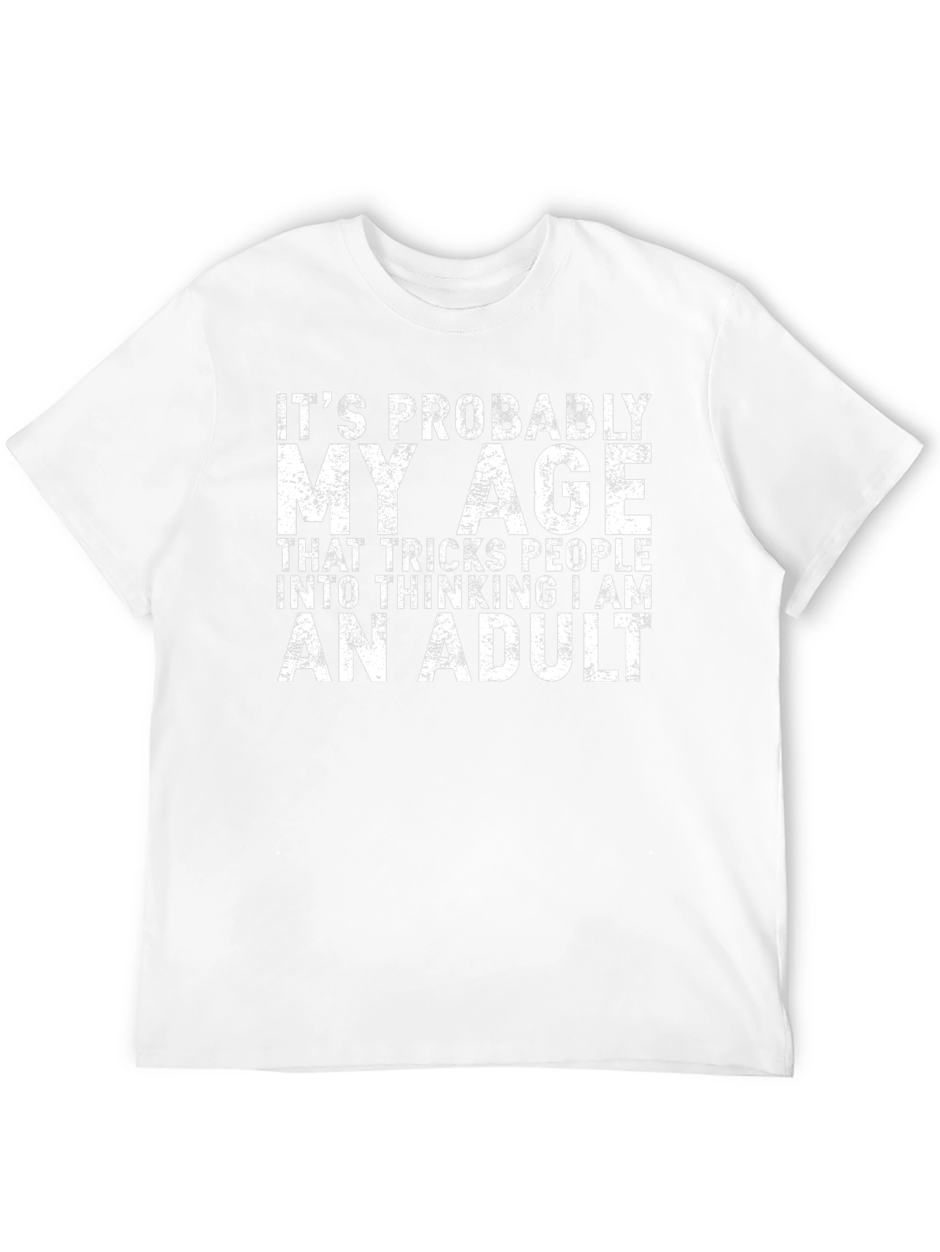 Funny Age Adult T-Shirt