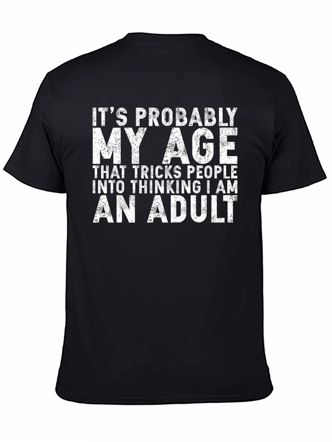 Funny Age Adult T-Shirt