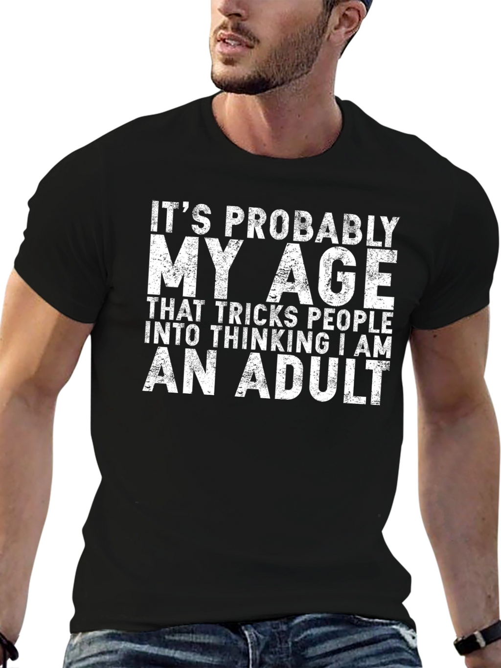 Funny Age Adult T-Shirt
