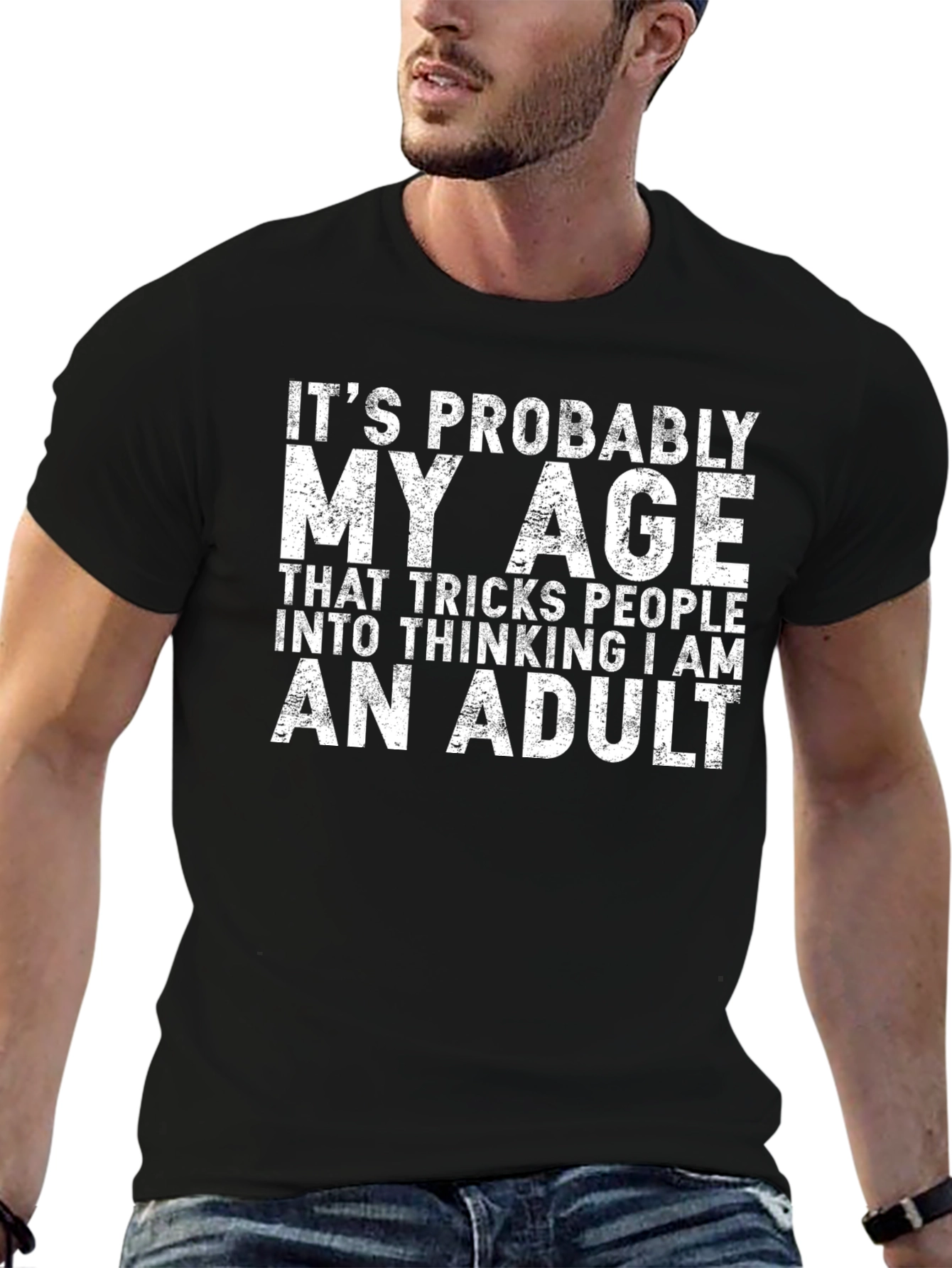 Funny Age Adult T-Shirt