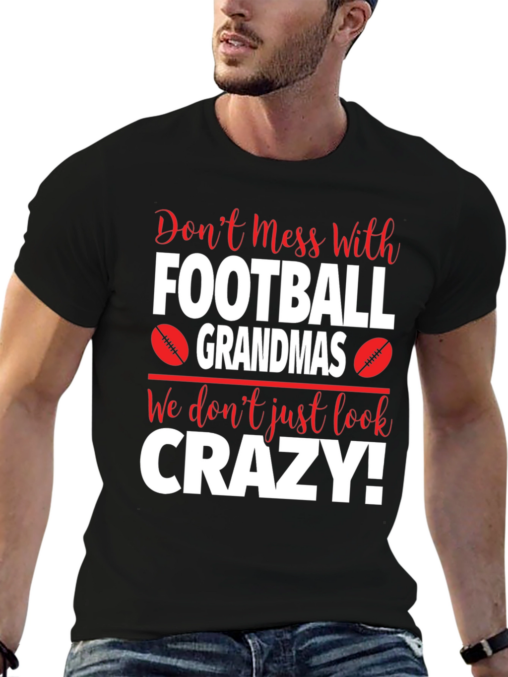 Football Grandmas Crazy T-Shirt