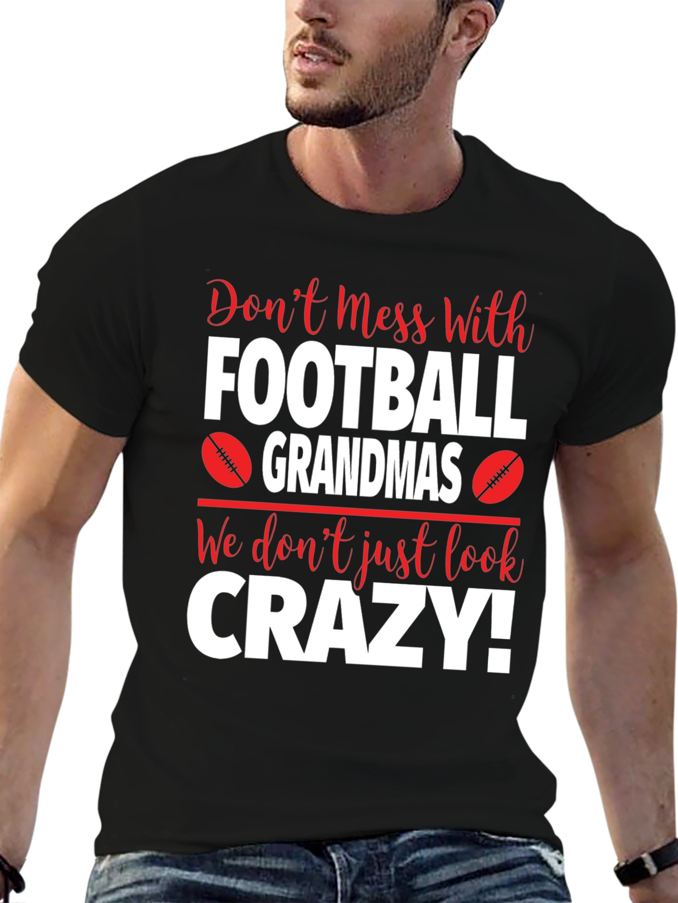 Football Grandmas Crazy T-Shirt
