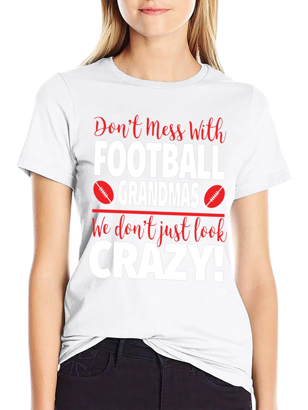 Football Grandmas Crazy T-Shirt