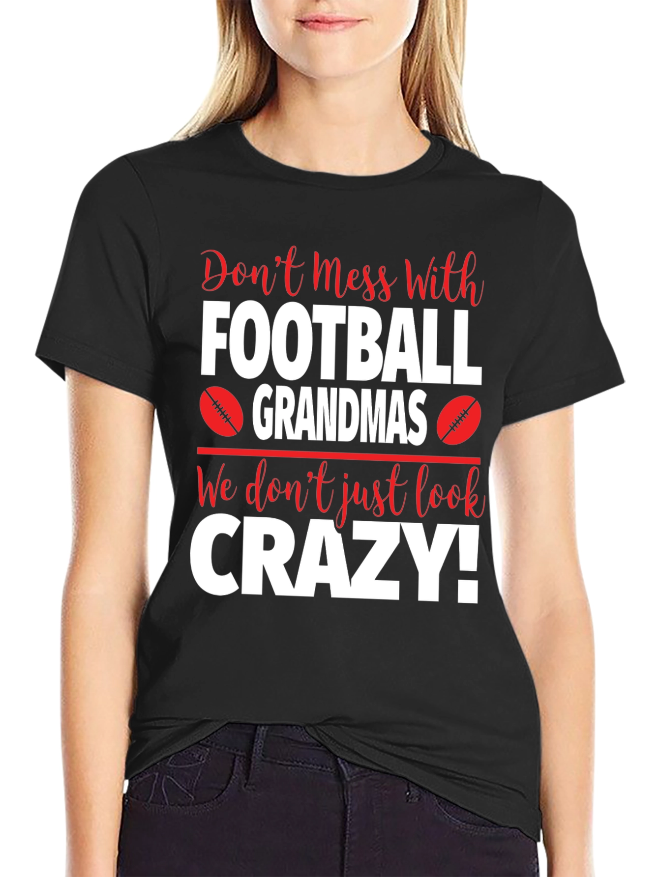 Football Grandmas Crazy T-Shirt
