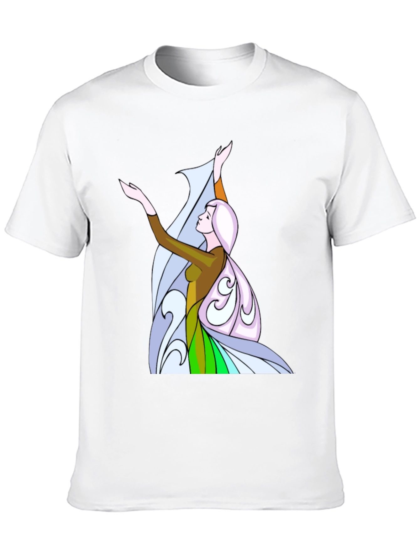 Elegant Woman Graphic Tee - Unique Design