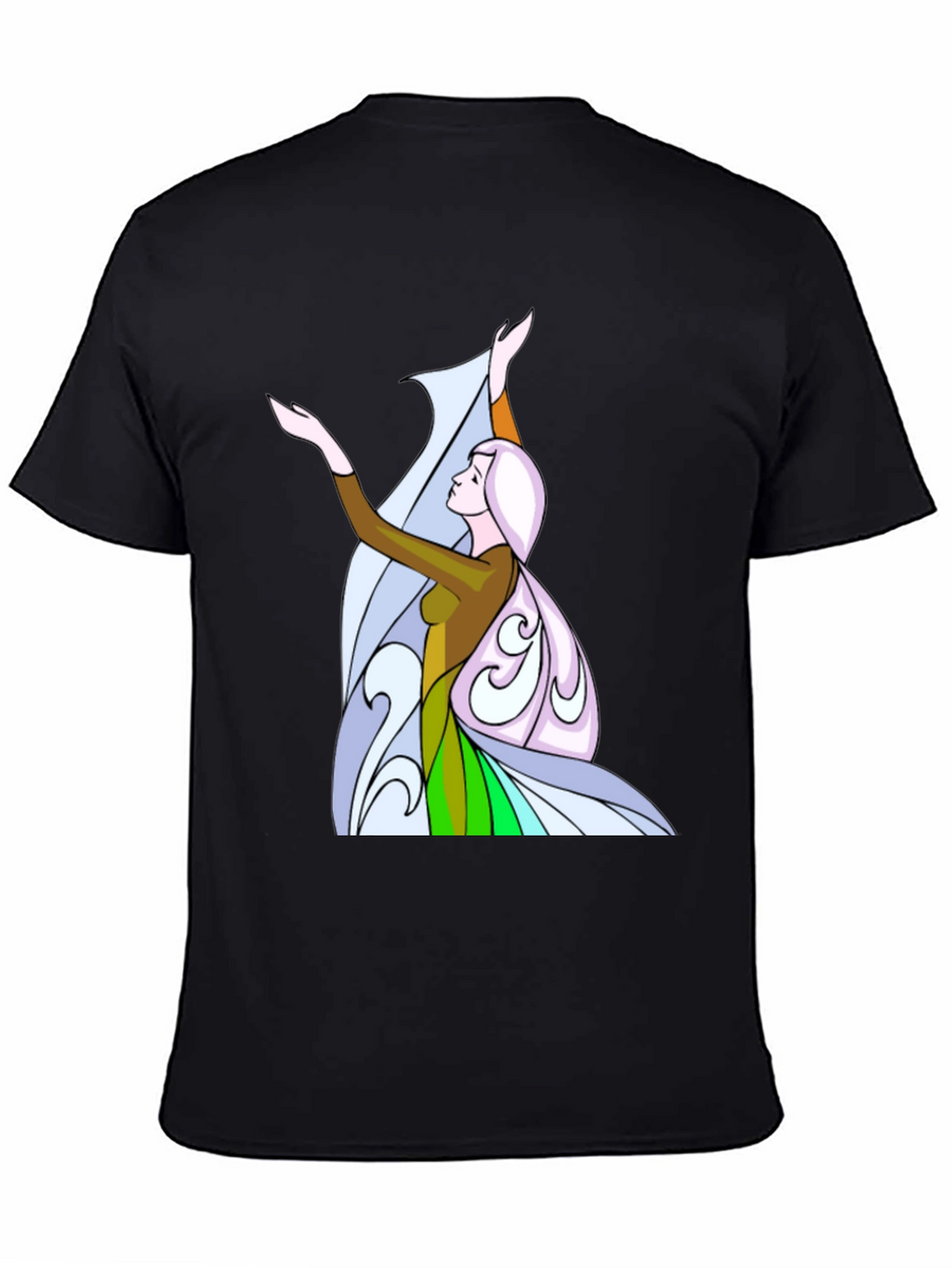 Elegant Woman Graphic Tee - Unique Design