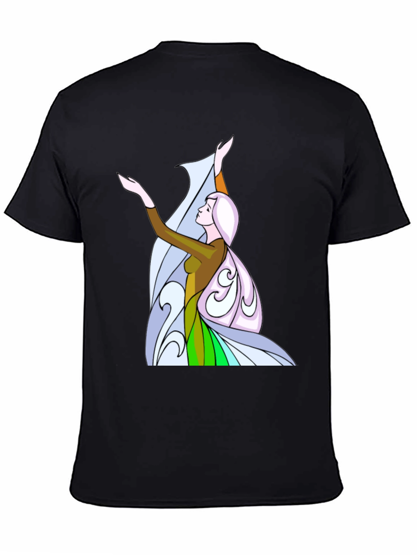 Elegant Woman Graphic Tee - Unique Design