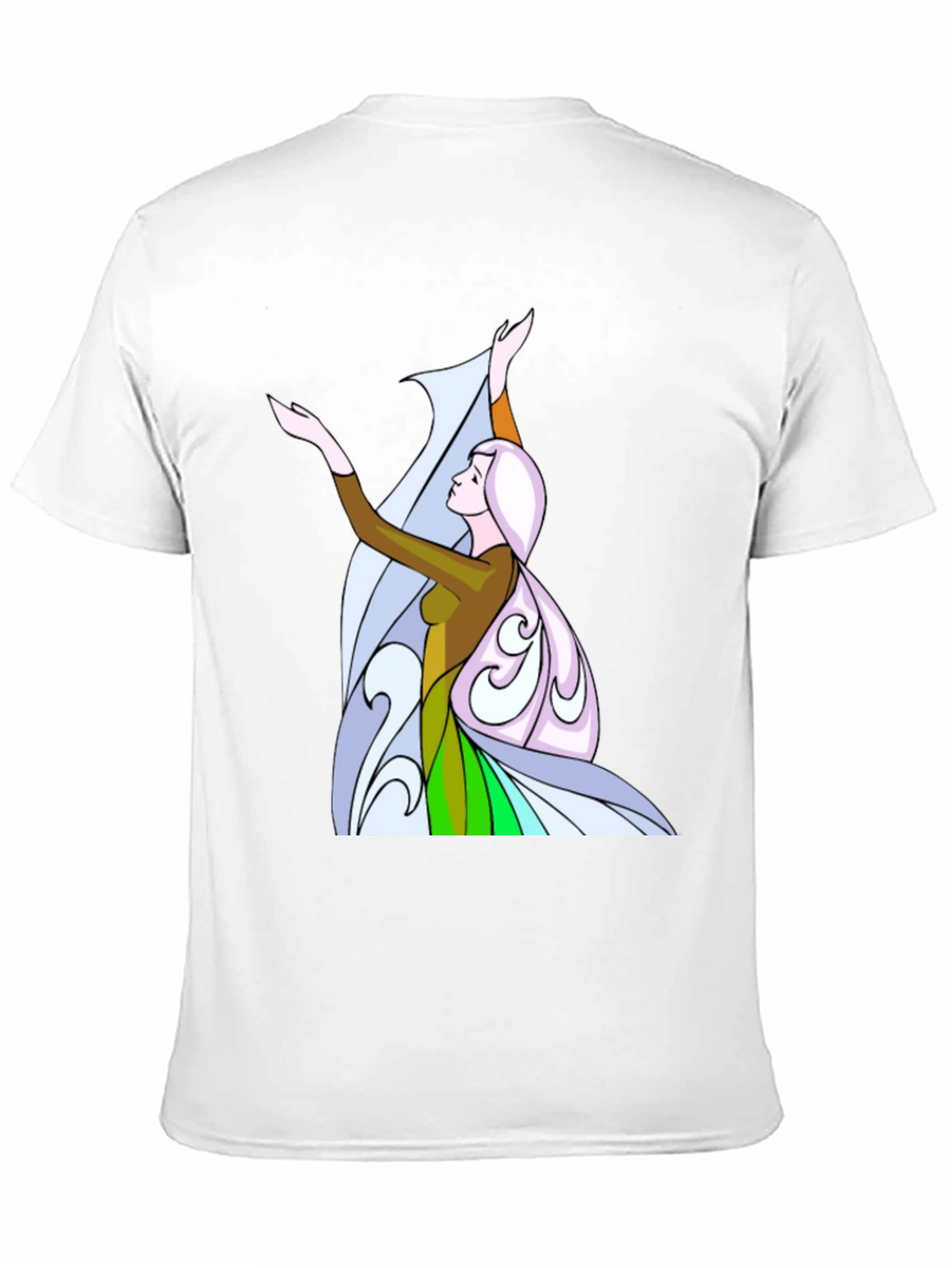 Elegant Woman Graphic Tee - Unique Design