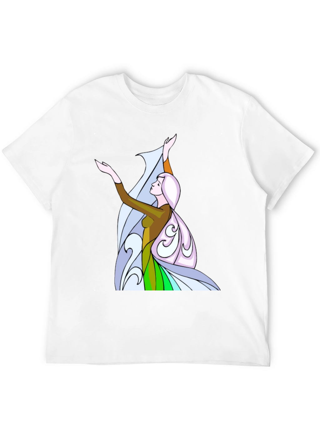 Elegant Woman Graphic Tee - Unique Design