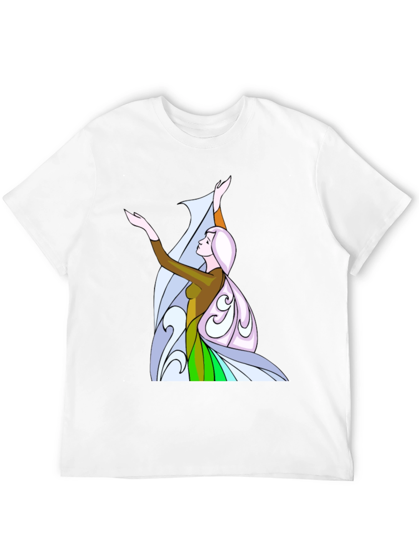 Elegant Woman Graphic Tee - Unique Design