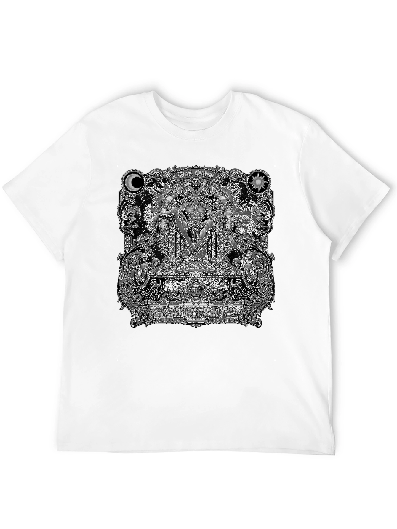 Dark Satan Graphic Print T-Shirt