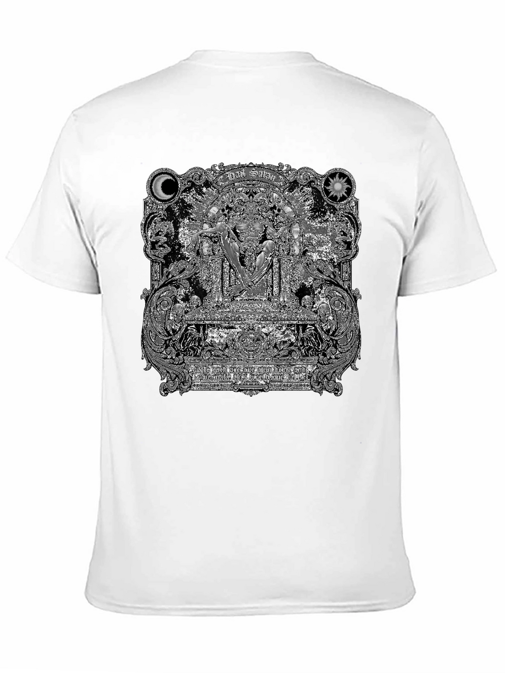 Dark Satan Graphic Print T-Shirt