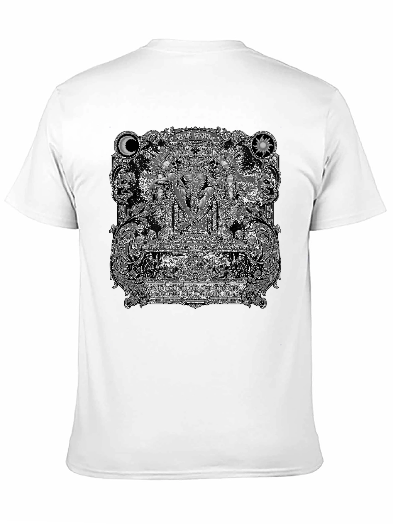 Dark Satan Graphic Print T-Shirt