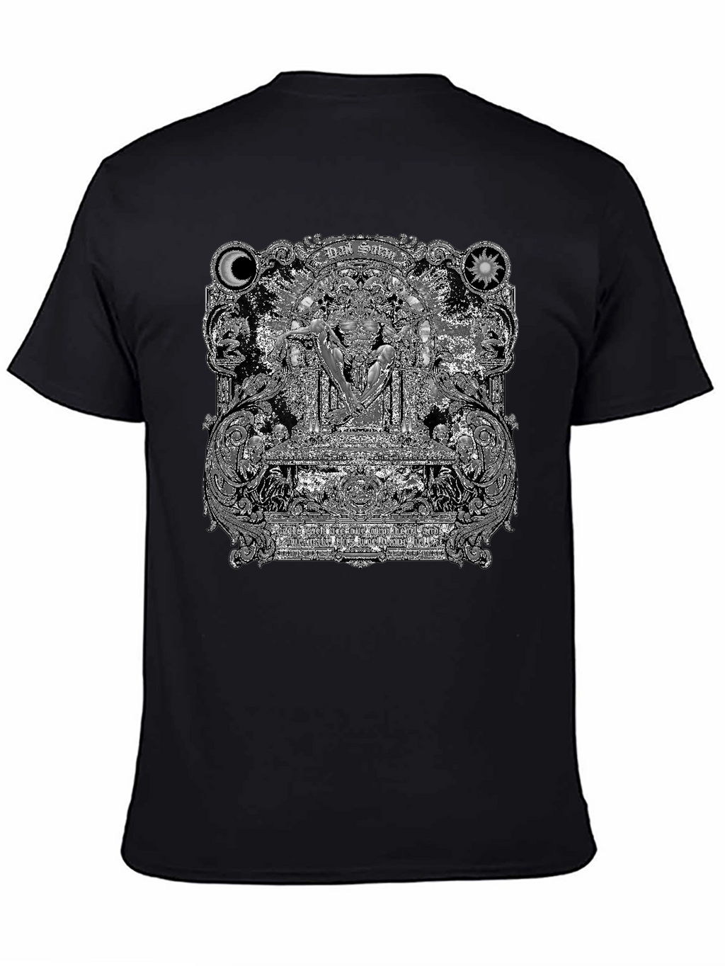 Dark Satan Graphic Print T-Shirt