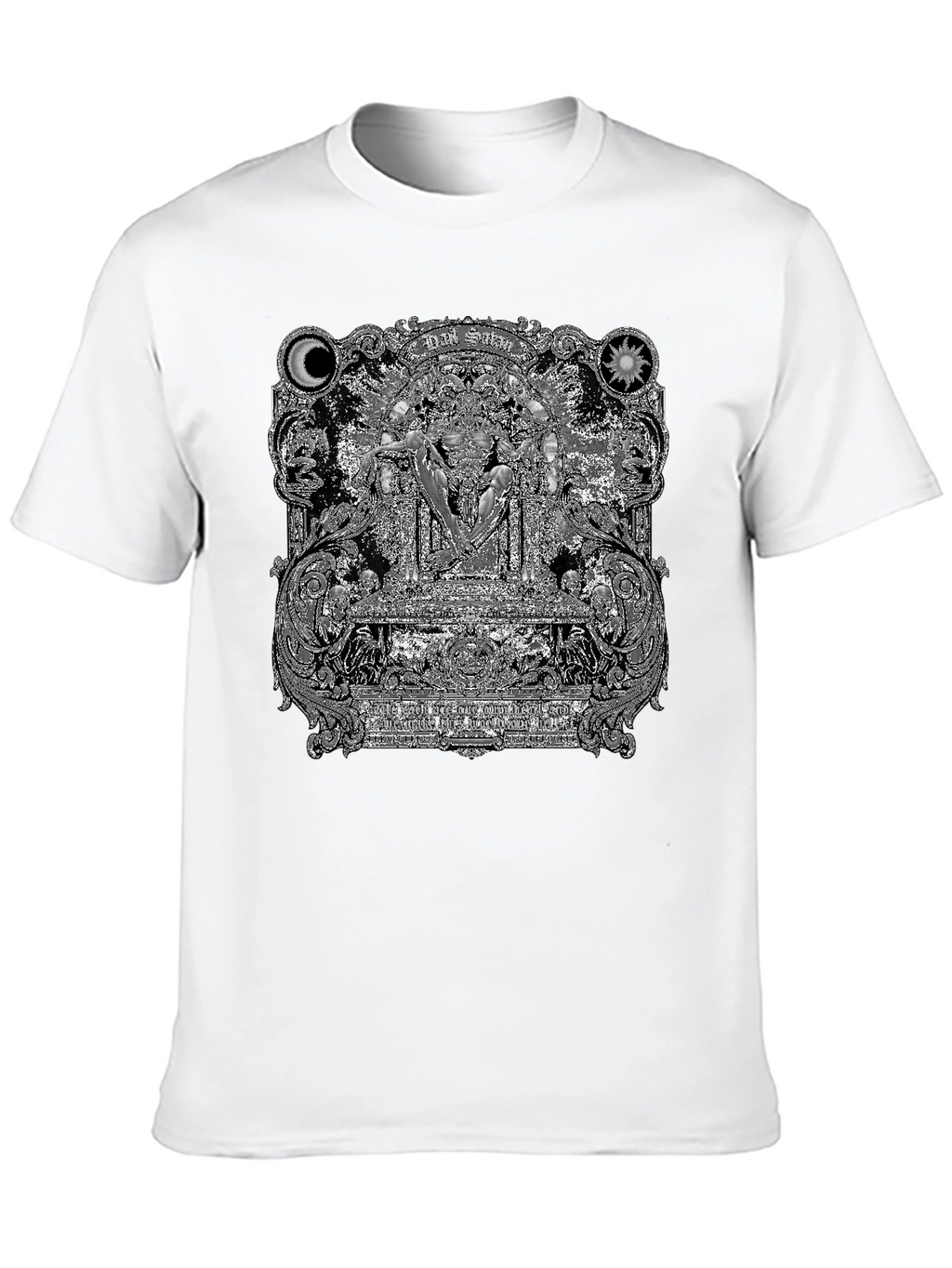 Dark Satan Graphic Print T-Shirt
