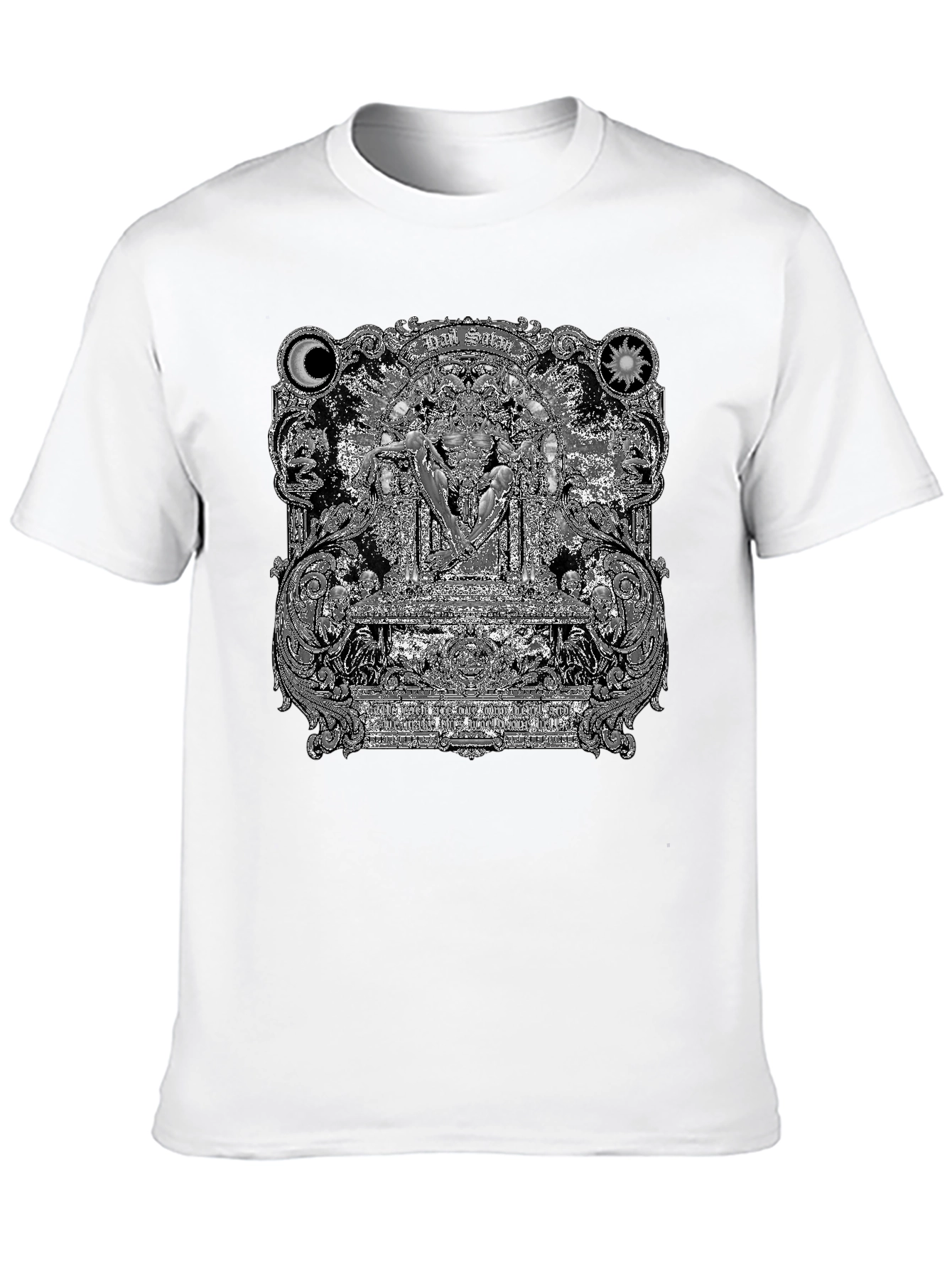 Dark Satan Graphic Print T-Shirt