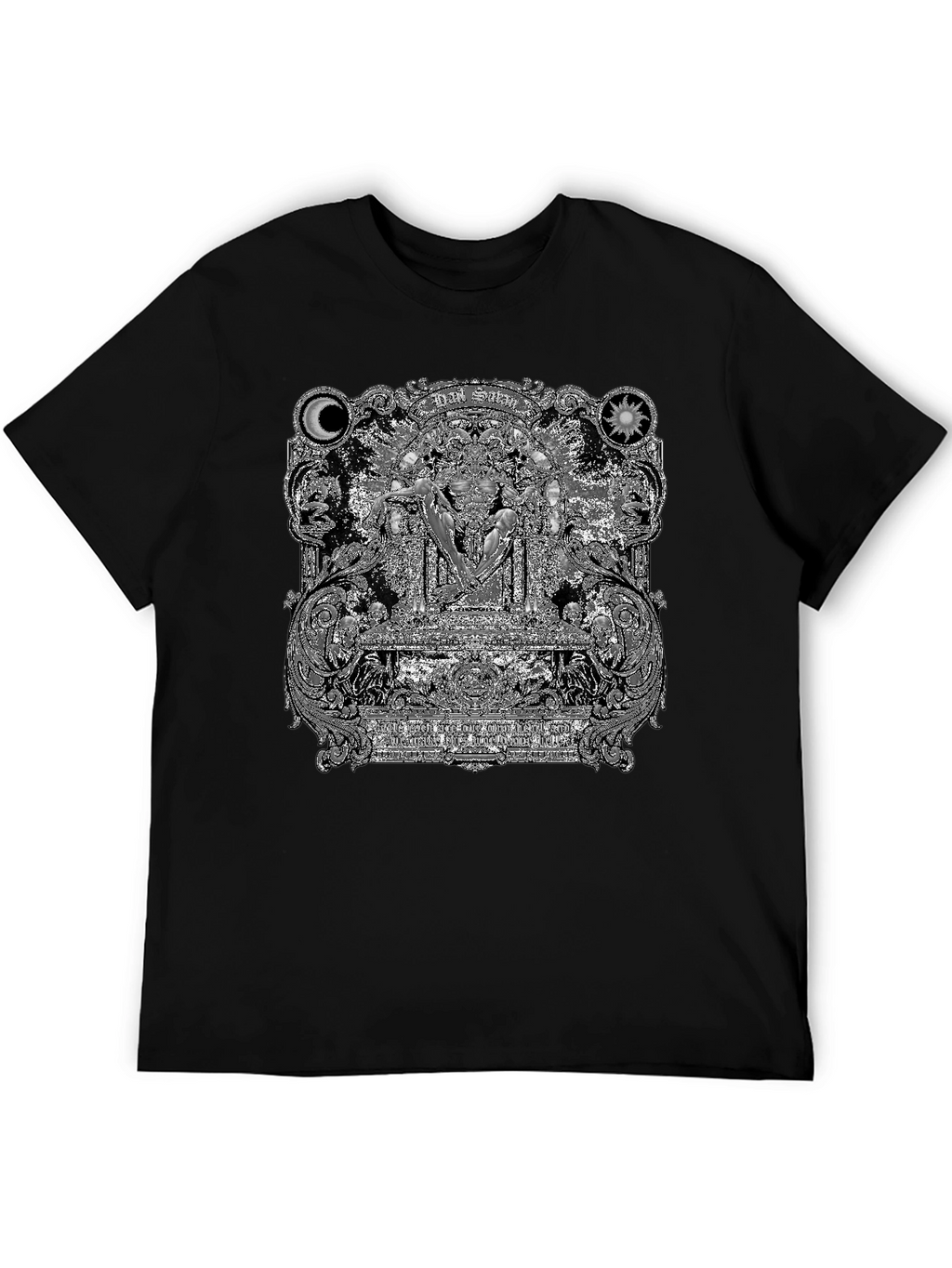 Dark Satan Graphic Print T-Shirt
