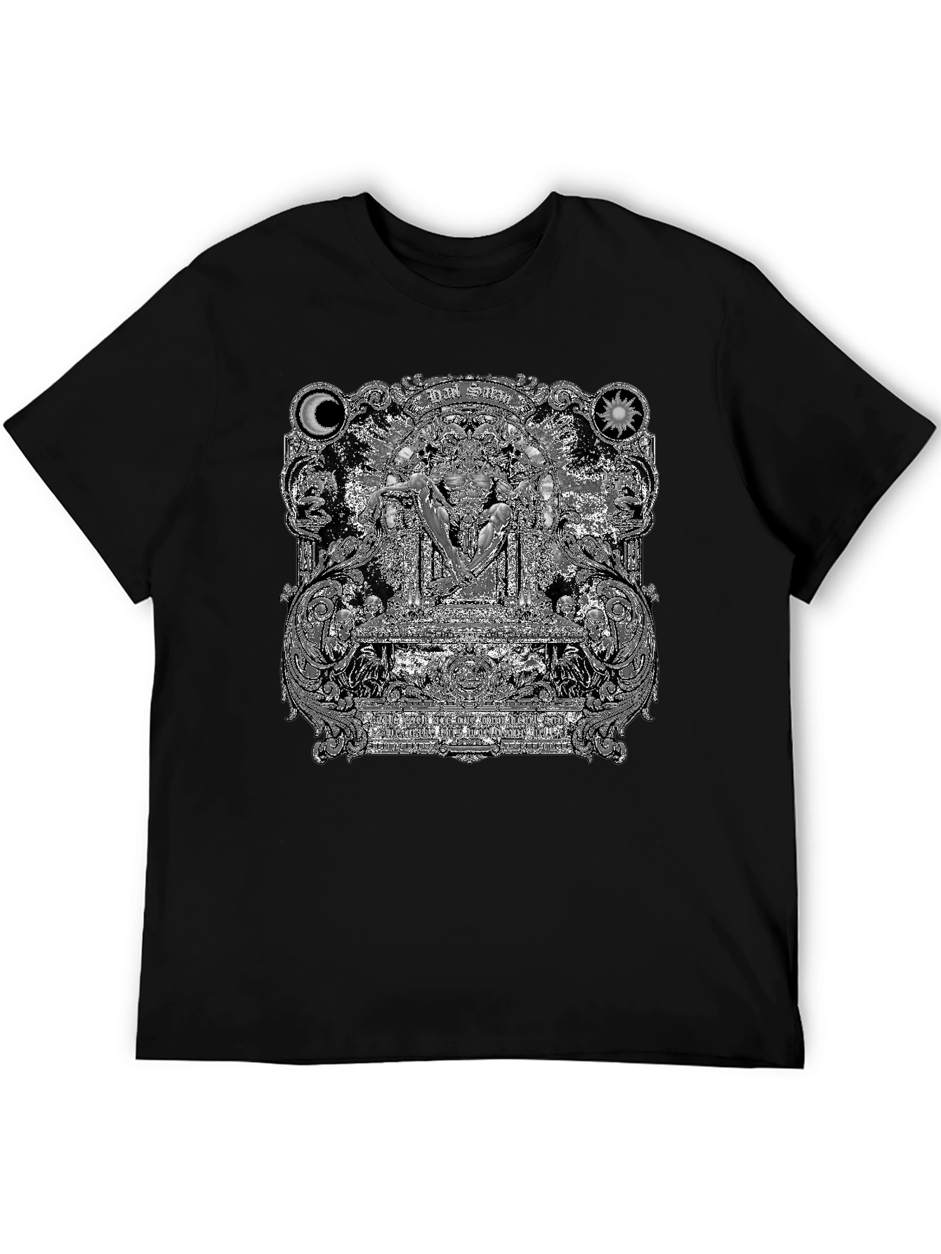 Dark Satan Graphic Print T-Shirt