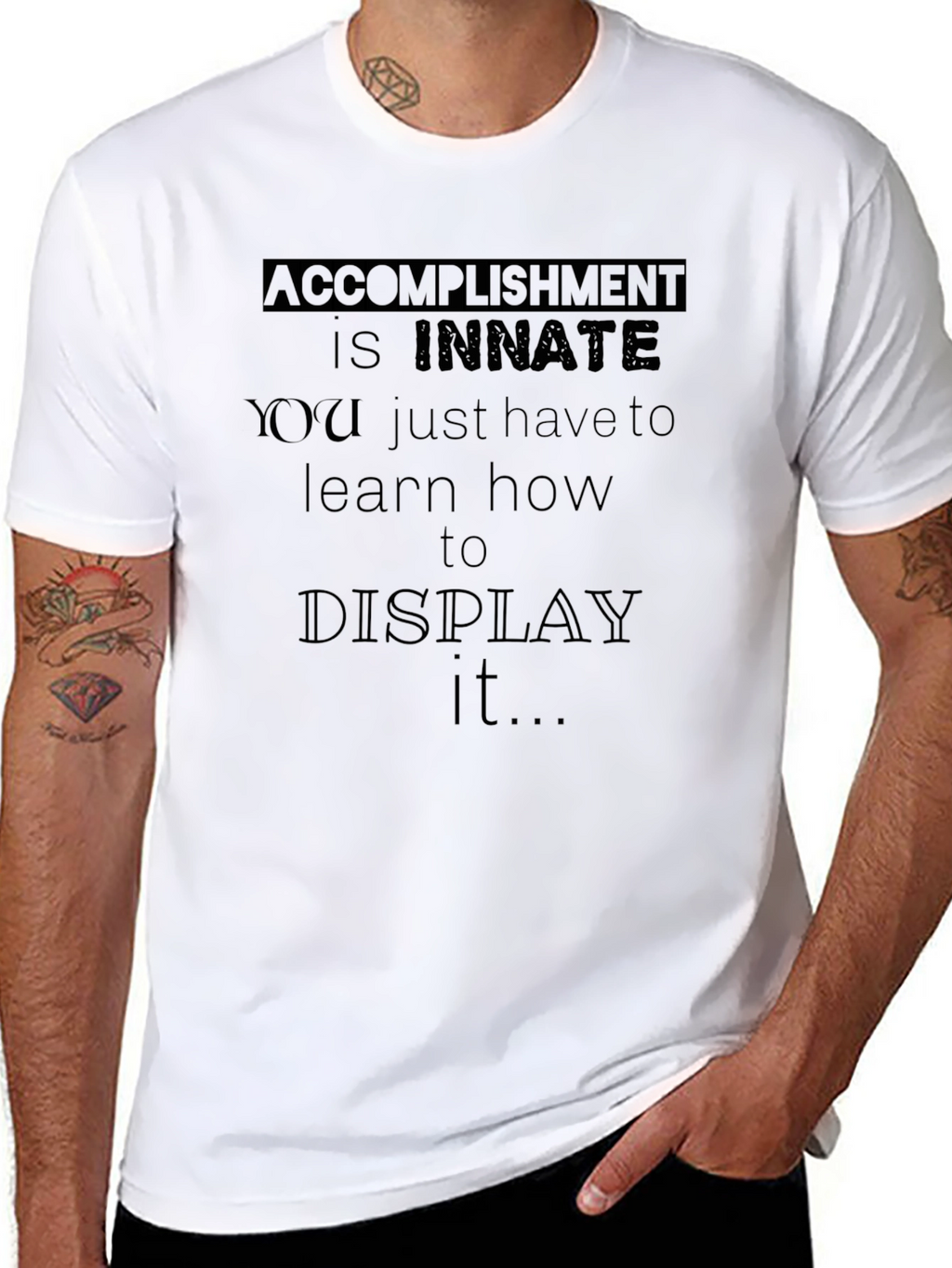 Innate Accomplishment Graphic Tee - Motivational Design