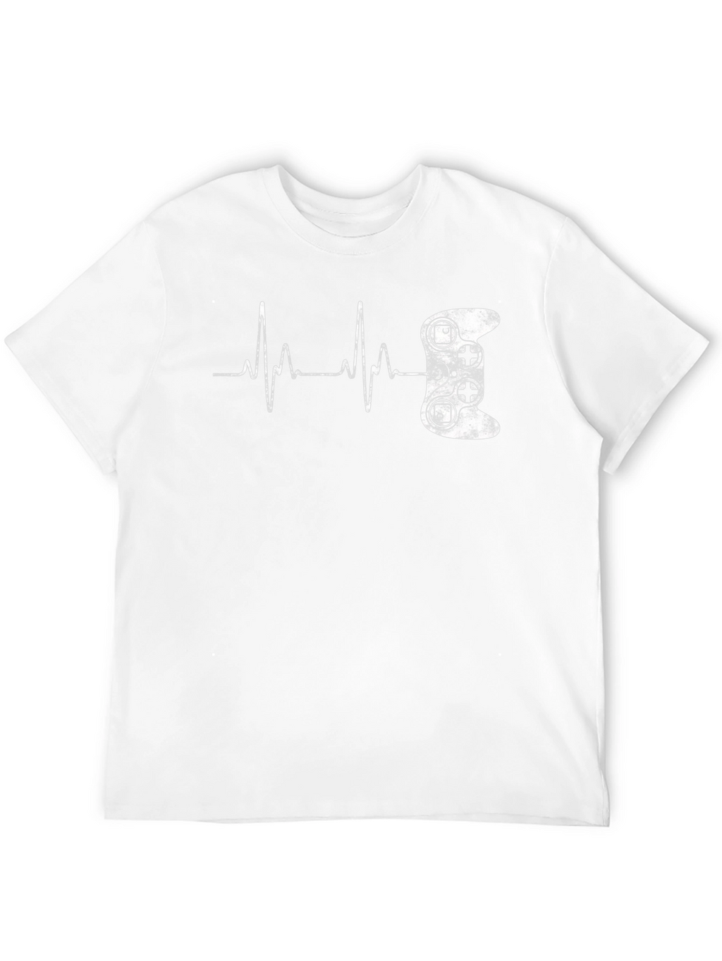 Gamer Heartbeat Black T-Shirt