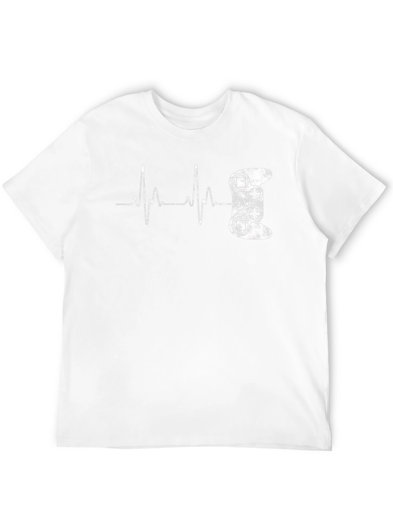 Gamer Heartbeat Black T-Shirt