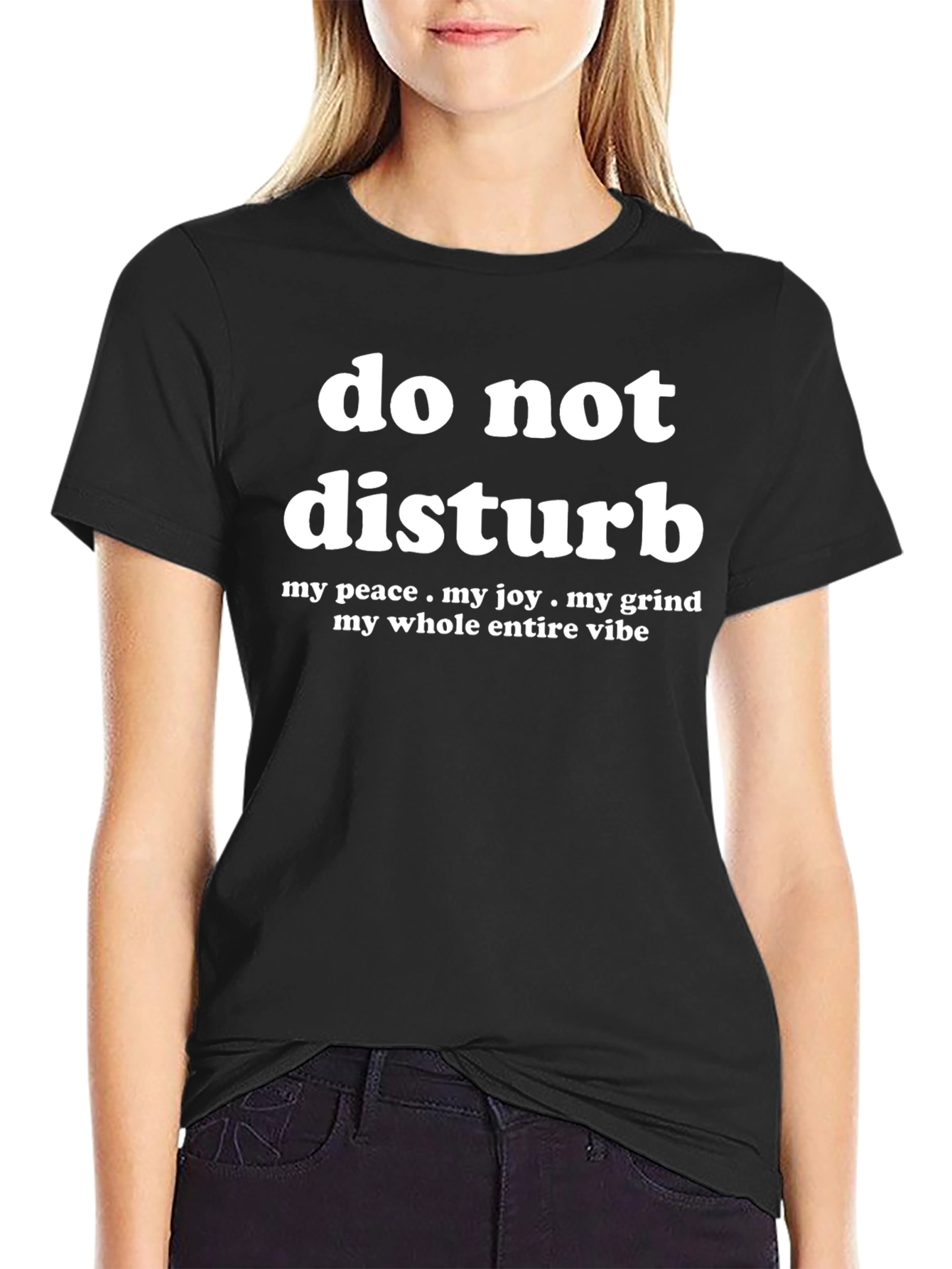 Do Not Disturb Graphic Tee - Peace Joy Grind