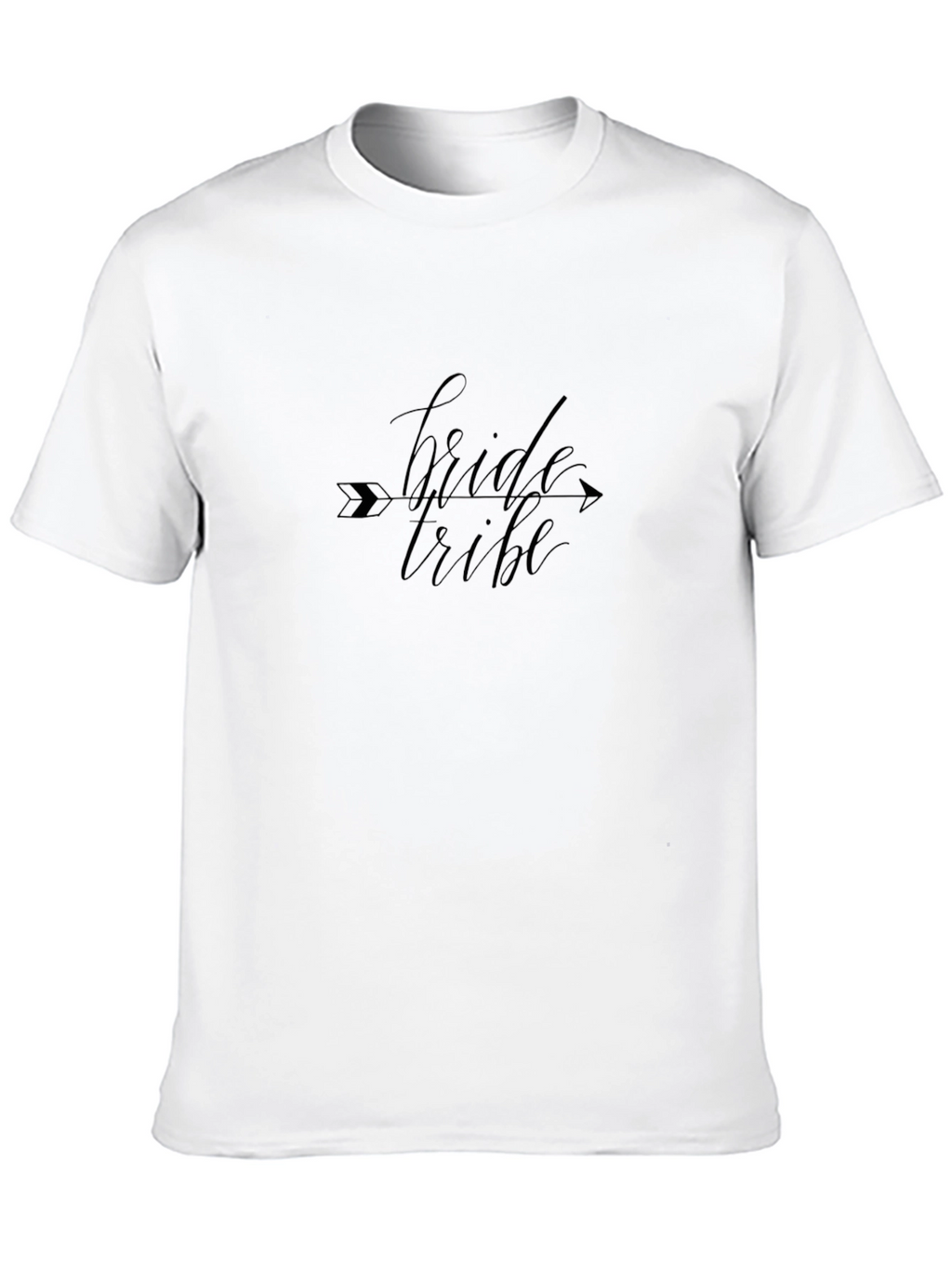 Bride Tribe T-Shirt - Arrow Design Black