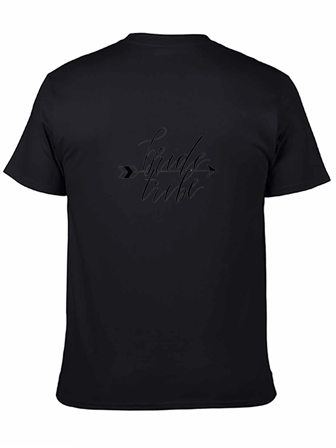 Bride Tribe T-Shirt - Arrow Design Black