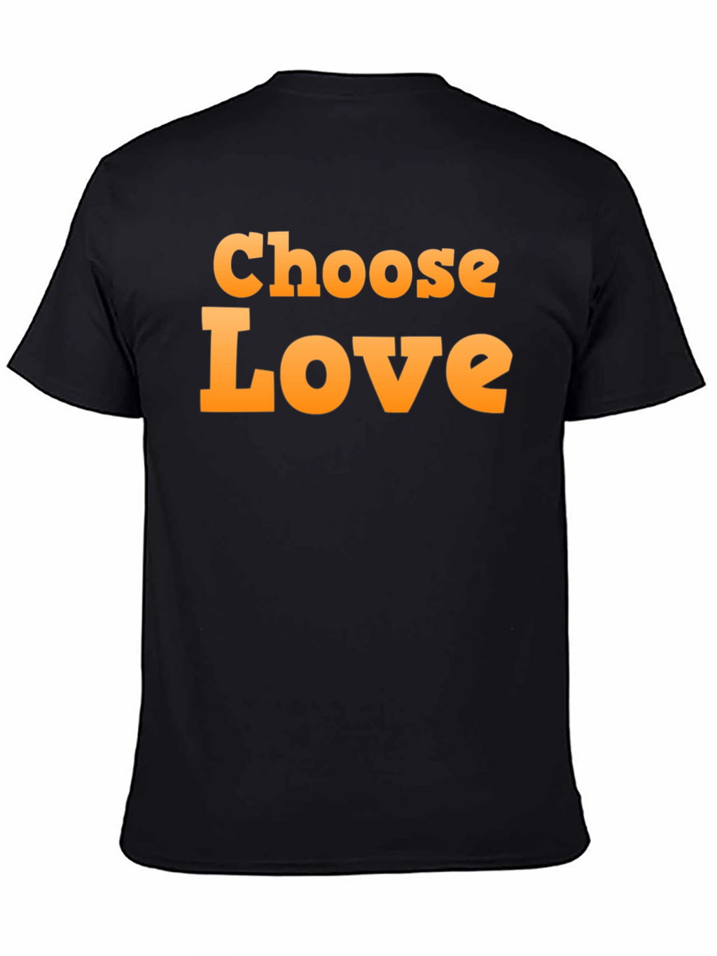 Choose Love Graphic Black T-Shirt