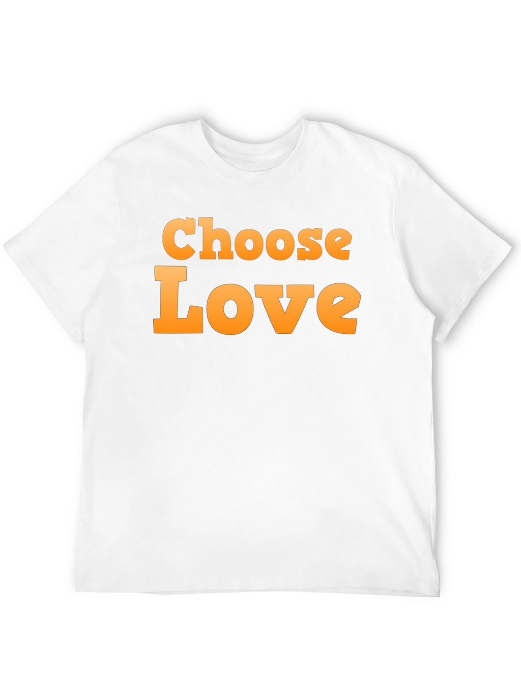 Choose Love Graphic Black T-Shirt